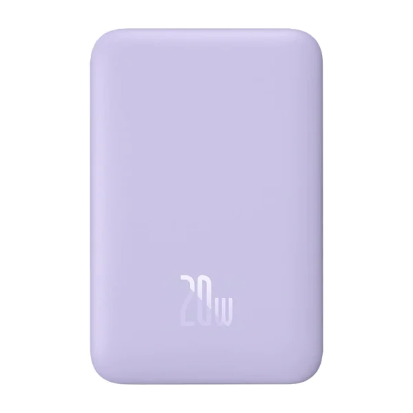 Powerbank Baseus Magnetic Mini 10000mAh, USB-C  20W MagSafe (purple) - Image 3