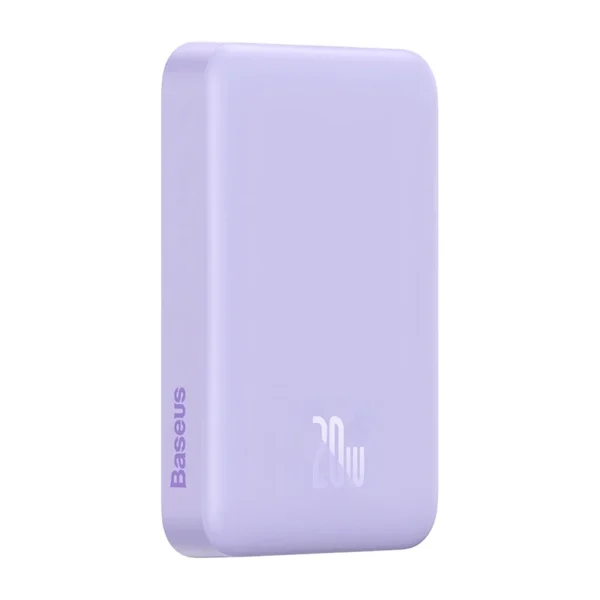 Powerbank Baseus Magnetic Mini 10000mAh, USB-C  20W MagSafe (purple) - Image 2