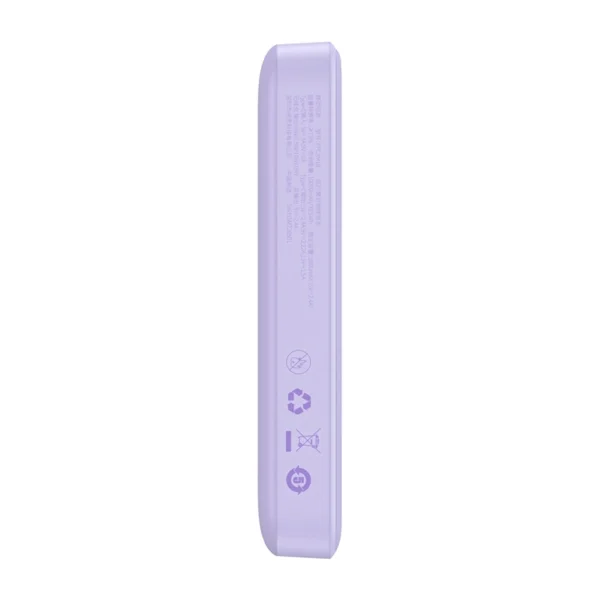 Powerbank Baseus Magnetic Mini 10000mAh, USB-C  20W MagSafe (purple) - Image 5