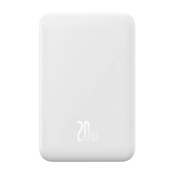 Powerbank Baseus Magnetic Mini 20000mAh, USB-C 20W MagSafe (white) - Image 3