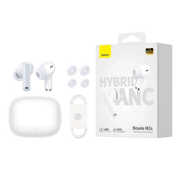 Earphones TWS Baseus Bowie M2s (white) - Image 11