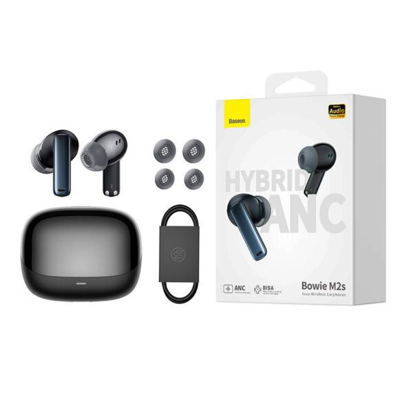 Earphones TWS Baseus Bowie M2s (black) - Image 11
