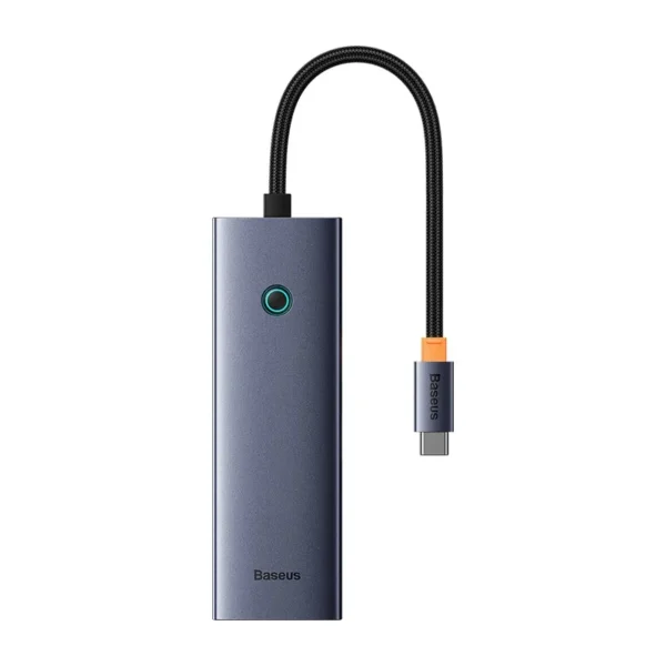 4in1 Hub Baseus  UltraJoy USB-C do 3x USB 3.0 + RJ45 (space grey) - Image 2