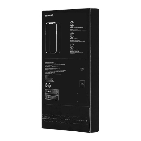 Tempered Glass Baseus 0.4mm Iphone 12 Pro  MAX + cleaning kit - Image 9