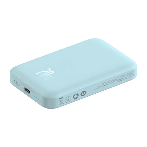 Powerbank Baseus Magnetic Mini 6000mAh, USB-C  20W MagSafe (blue) - Image 7