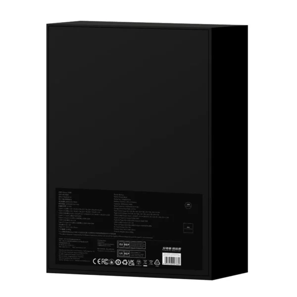 Powerbank Baseus Blade 20000mAh 2xUSB, 2xUSB-C + cable USB-C  100W (black) - Image 8