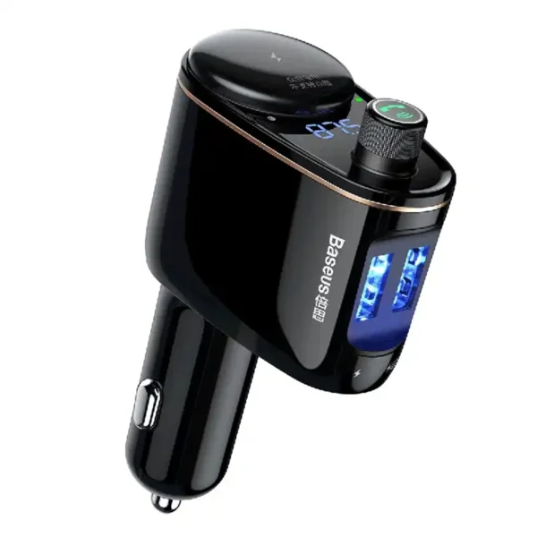Car Bluetooth MP3 Player Baseus S-06Black OS - Image 2