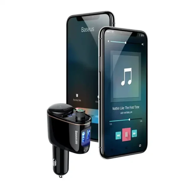 Car Bluetooth MP3 Player Baseus S-06Black OS - Image 6