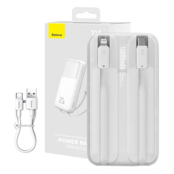 Powerbank Baseus Comet 10000mAh, 22.5W (white) - Image 9