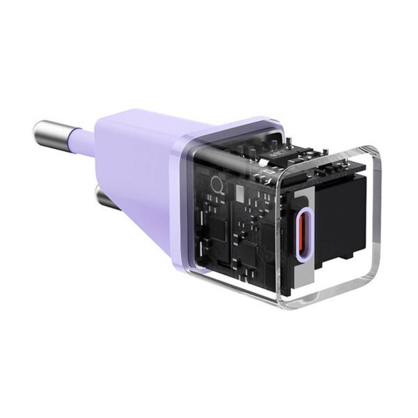 Mini wall charger Baseus GaN5 20W (purple) - Image 4