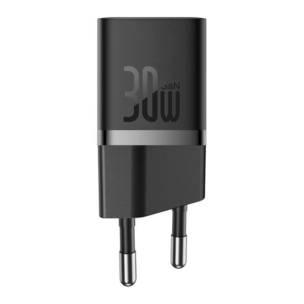 Mini wall charger Baseus GaN5 30W (black) - Image 2