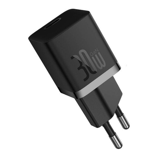 Mini wall charger Baseus GaN5 30W (black) - Image 4