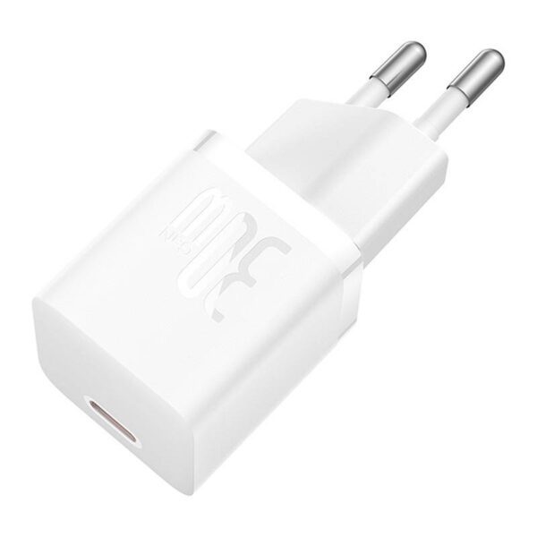 Mini wall charger Baseus GaN5 30W (white) - Image 5