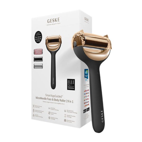 Micro Needle Face&Body Roller 9in1 Geske with APP (gray) - Image 2