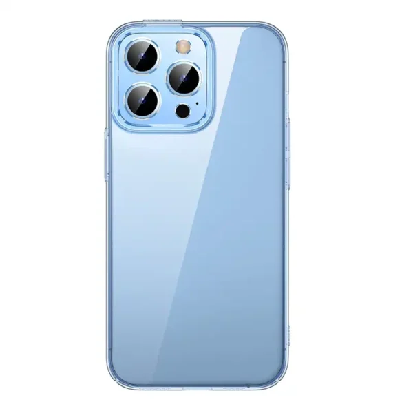 Phone case Baseus Crystal for iPhone 13 Pro (transparent) with all-tempered-glass screen protector and cleaning kit - Image 4