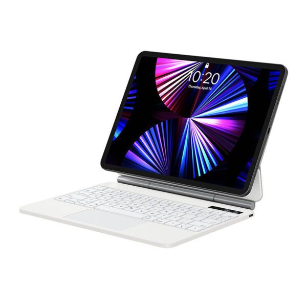 Keyboard Case Pro Baseus Brilliance for iPad 12.9" (2018/2020/2021) (white) - Image 2
