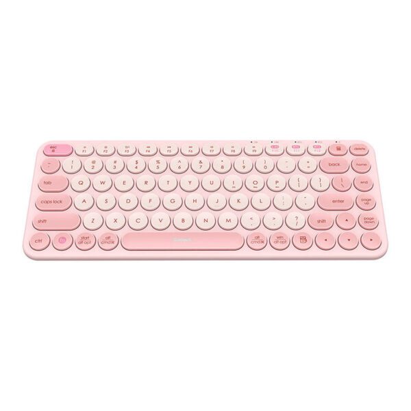 Baseus K01A Wireless Tri-Mode Keyboard Baby Pink - Image 4