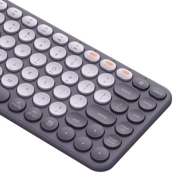 Baseus K01A Wireless Tri-Mode Keyboard Frosted Gray - Image 7