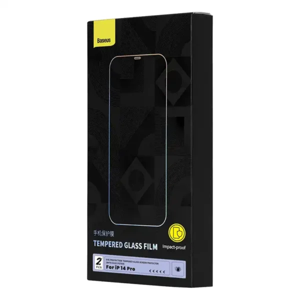 Tempered glass with eye protection filter Baseus Crystal Series iPhone 14 PRO - Image 4