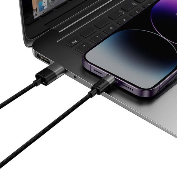 Quick Charge USB to M+L+C  Baseus StarSpeed 3.5A 0,6m (Black) - Image 6