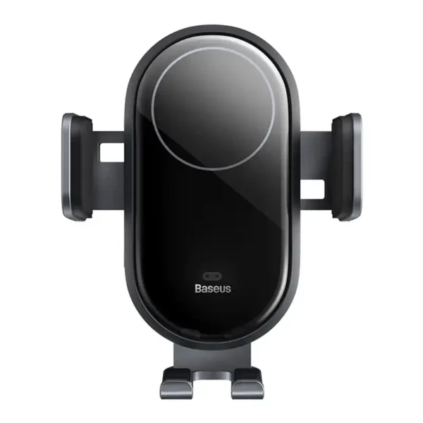 car holder with inductive charger Baseus LightChaser  (Black) - Image 2