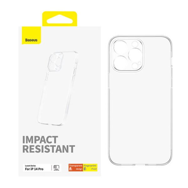 Phone Case for iP 14 PRO Baseus OS-Lucent Series (Clear) - Image 2