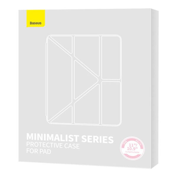 Magnetic Case Baseus Minimalist for Pad Pro 11″ (2018/2020/2021/2022) (baby pink) - Image 4