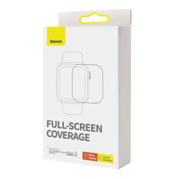 Baseus 40mm Protective Film for AP Watch 4/5/6/SE/SE 2, Clear - Image 5