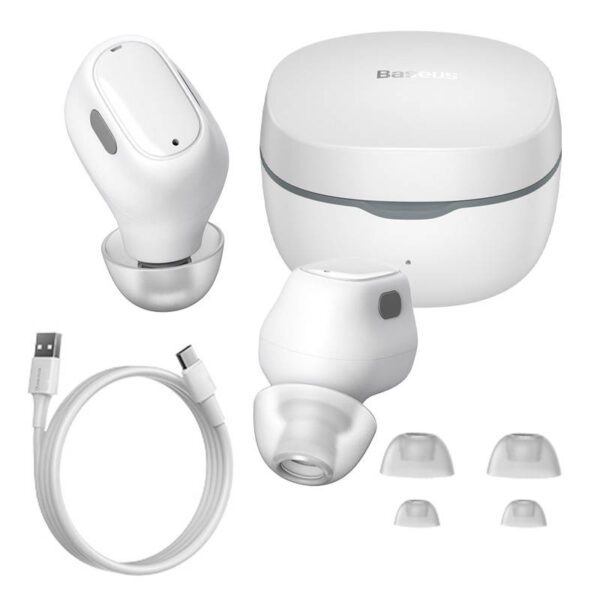 Earphones TWS  Baseus Bowie WM01 (white) - Image 7
