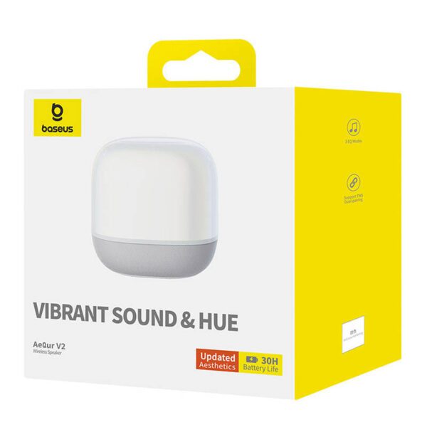 AeQur V2 Wireless Speaker  Baseus  (white) - Image 9
