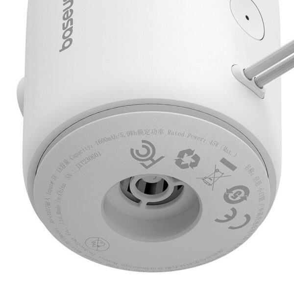 Portable Air Pump Baseus PocketGo (White) - Image 7