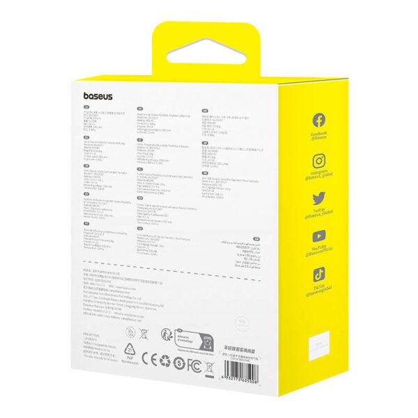 Portable Air Pump Baseus PocketGo (White) - Image 9