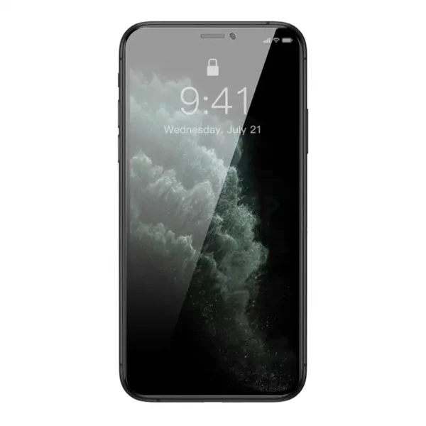 Baseus Crystal Privacy Protection Tempered Glass 0.3mm for iPhone X/XS - Image 2