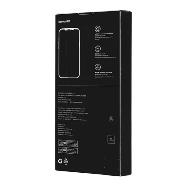 Baseus Crystal Privacy Protection Tempered Glass 0.3mm for iPhone X/XS - Image 9