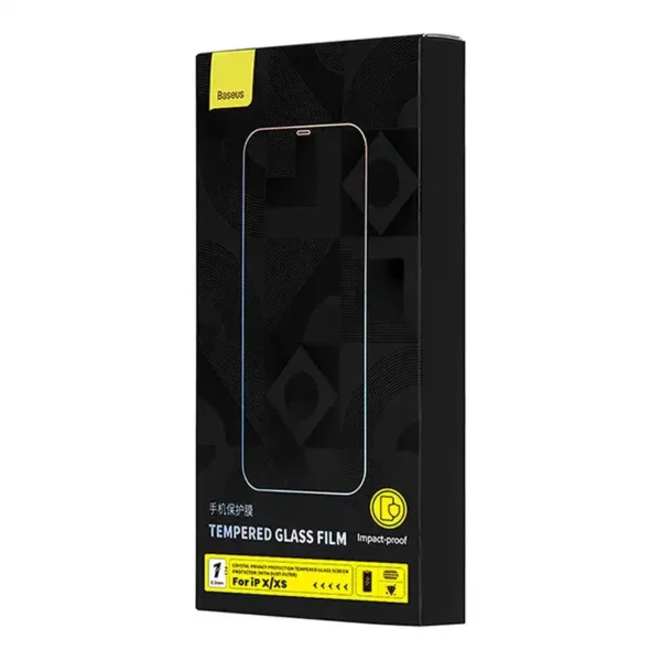 Baseus Crystal Privacy Protection Tempered Glass 0.3mm for iPhone X/XS - Image 8
