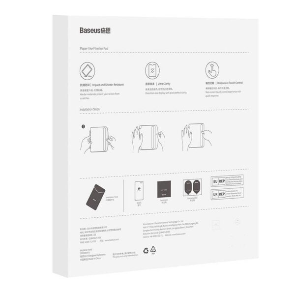 Tempered Glass Baseus Corning 0.4 mm for Pad 10.2"/Air3 10.5" - Image 10