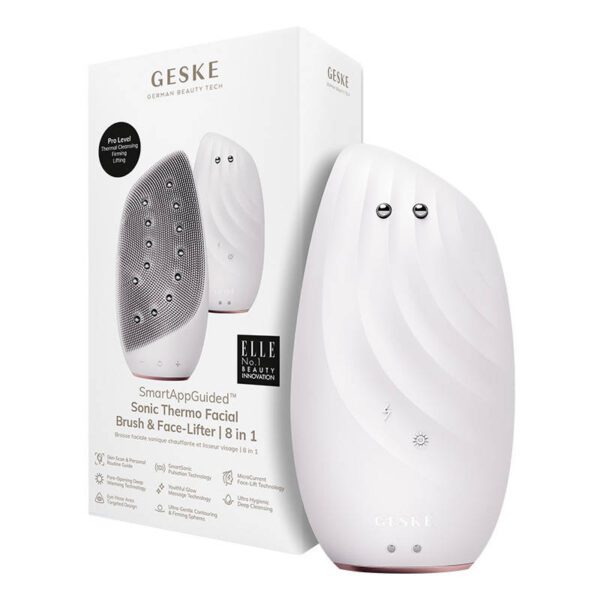 Sonic Thermo Facial Brush & Face-Lifter 8in1 Geske with APP (starlight) - Image 2