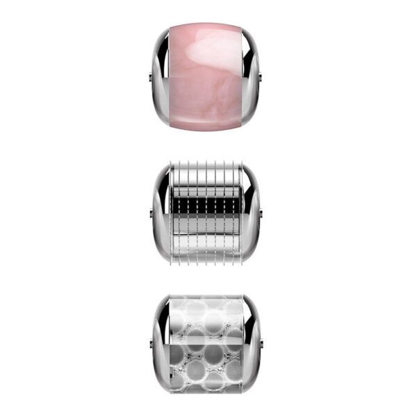 Micro Needle Face Roller 9in1 Geske with APP (magenta) - Image 6