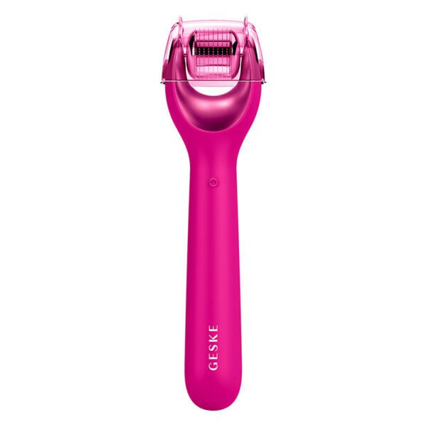 Micro Needle Face Roller 9in1 Geske with APP (magenta) - Image 2