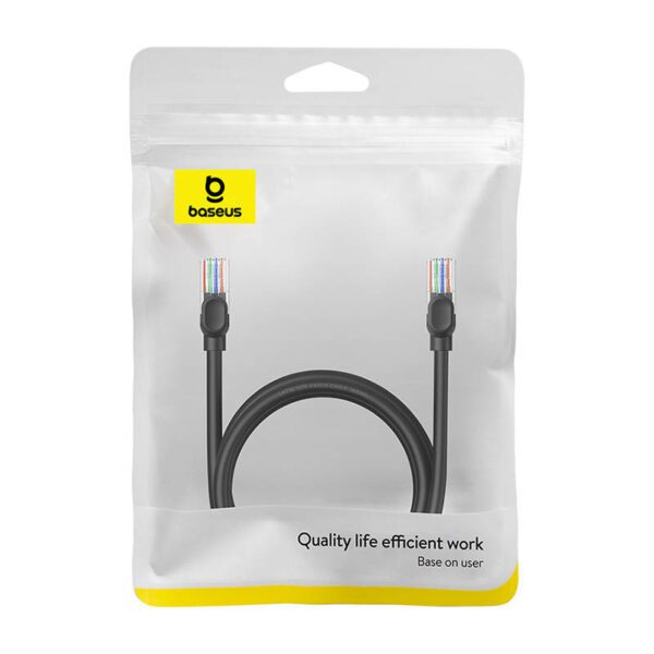 Baseus Ethernet CAT5, 1,5m network cable (black) - Image 8