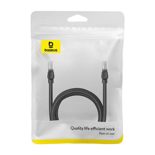 Baseus Ethernet CAT5, 2m network cable (black) - Image 8