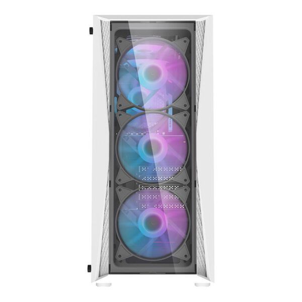 Darkflash DK352 Plus computer case (black and white) + 4 ARGB fans - Image 2