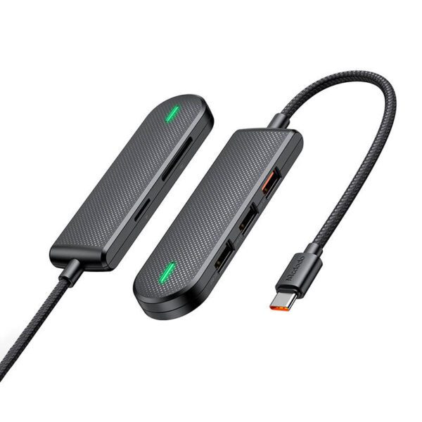 Hub USB-C Mcdodo HU-1430 5w1 (USB2.0*3,USB3.0*1,SD/TF) - Image 4