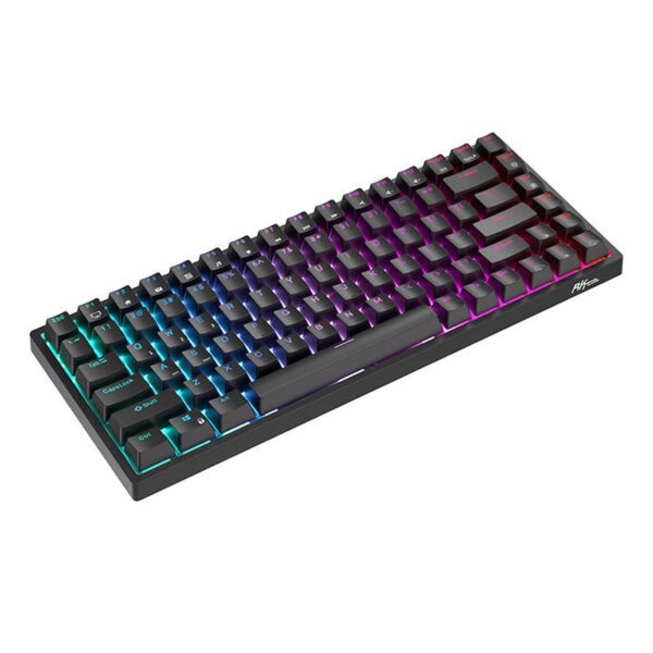 Wireless mechanical keyboard Royal Kludge RK84 RGB, Brown switch (black) - Image 4