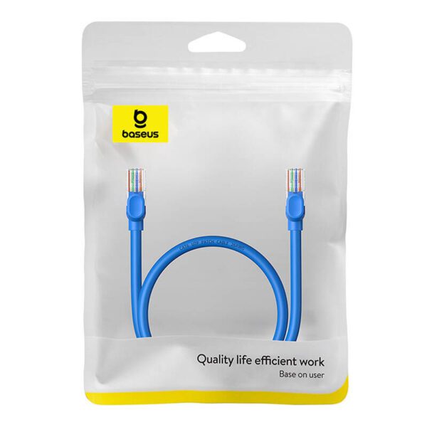 Round Cable Baseus Ethernet RJ45, Cat.6, 0,5m (blue) - Image 9