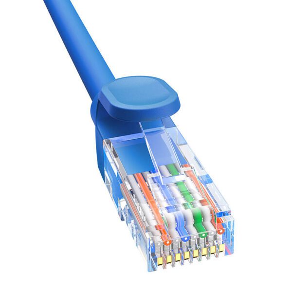 Round Cable Baseus Ethernet RJ45, Cat.6, 0,5m (blue) - Image 7