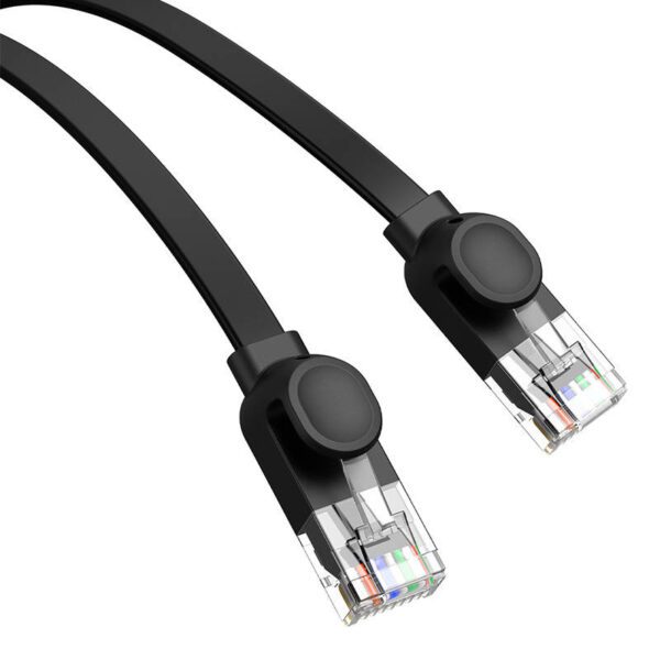 Flat Cable Baseus Ethernet RJ45, Cat.6, 12m (black) - Image 7