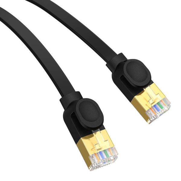 Baseus Cat 7 UTP Ethernet RJ45 Cable Flat 2 m black - Image 3