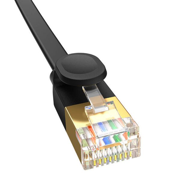 Baseus Cat 7 UTP Ethernet RJ45 Cable Flat 2 m black - Image 6
