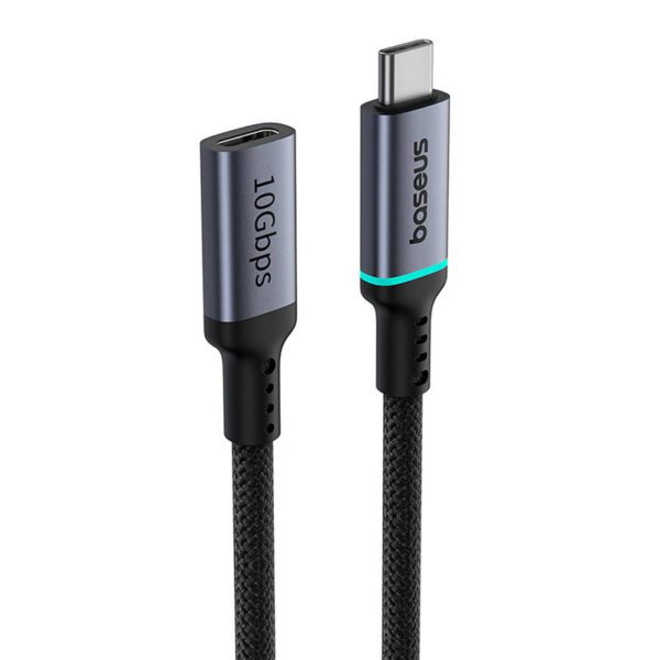 Baseus High Definition extension cable USB-C Male to Female 10Gbps, 0,5m (black) - Image 3